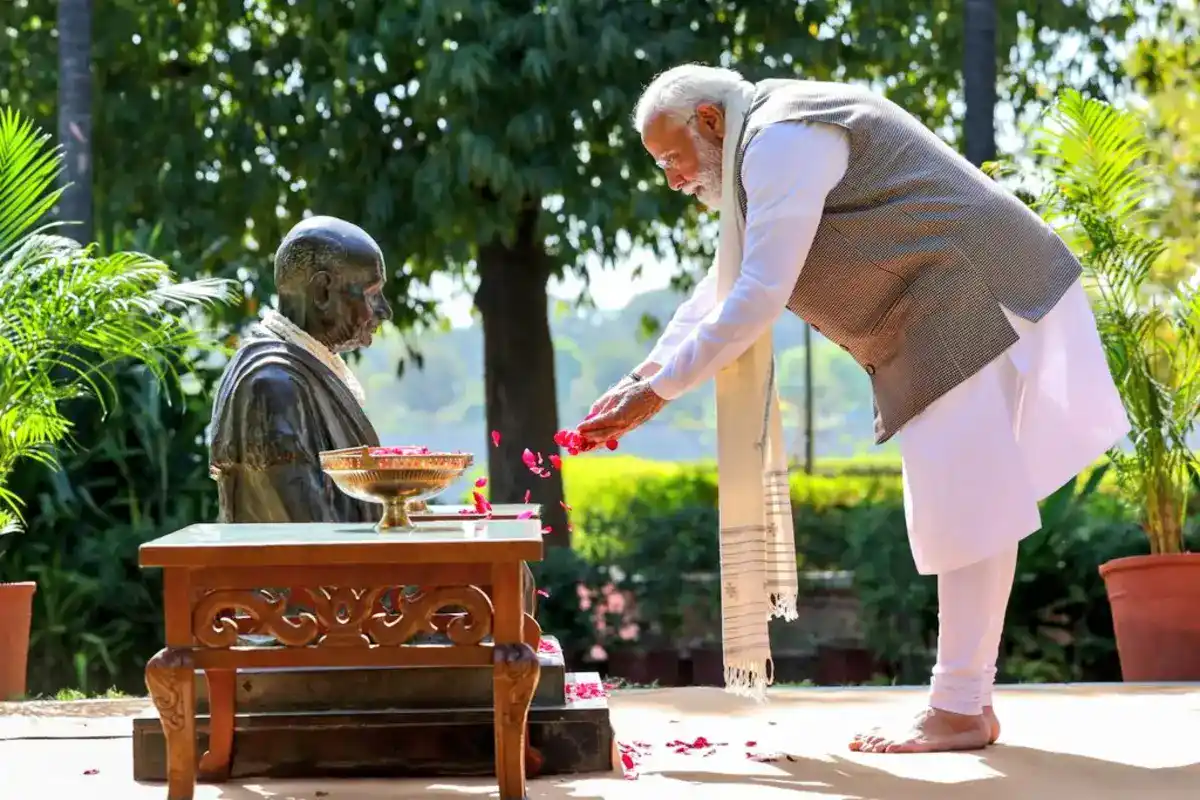 PM Modi Showcases India’s Dual Messages of Peace and Power: From ‘Shantidoot’ at Sabarmati Ashram to ‘Shaktidoot’ in Pokhran