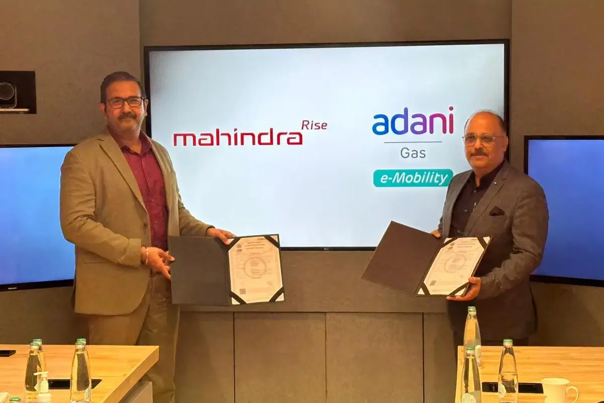 Mahindra And Adani Group Come Together To Ramp UP Adoption of Electric Vehicles