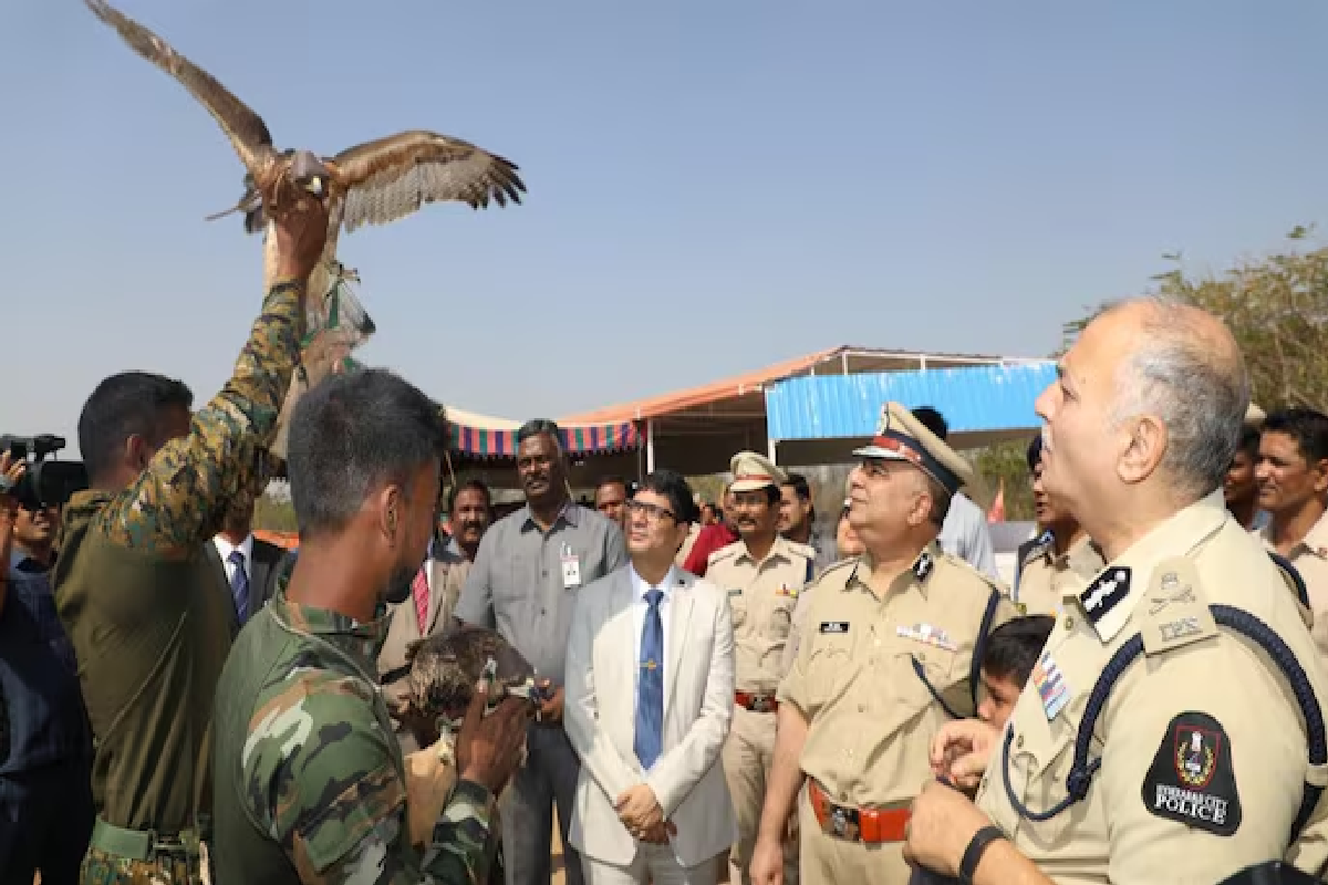 Telengana Police To Use Trained Eagles To Curb Drone Threat During VIP Gatherings