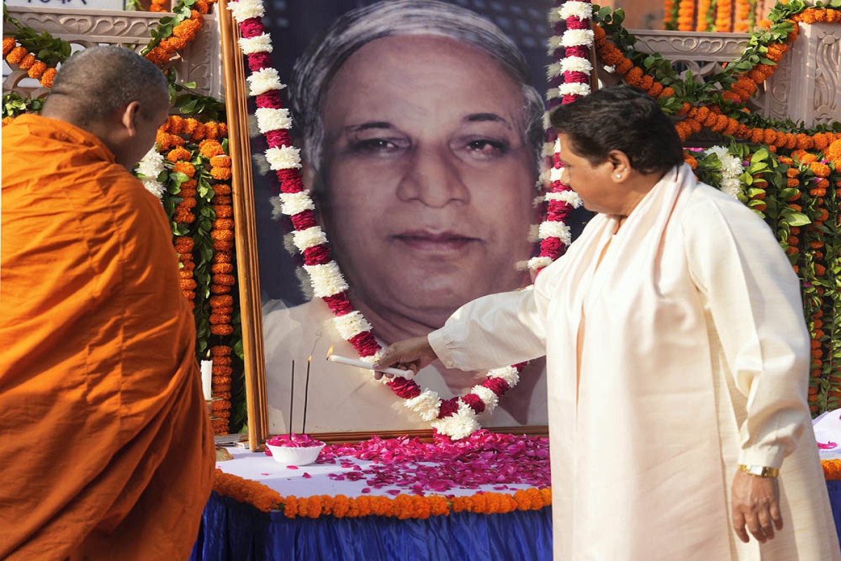 Former UP CM Mayawati Vows Social Change and Prosperity on Kanshi Ram’s 90th Birthday, Calls Him ‘True Bahujan Hero’