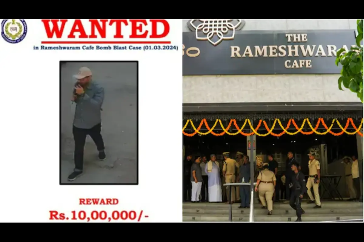NIA Announces Rs 10 Lakh Reward For Information Regarding Bomber’s Identity Of Rameshwaram Cafe Blast