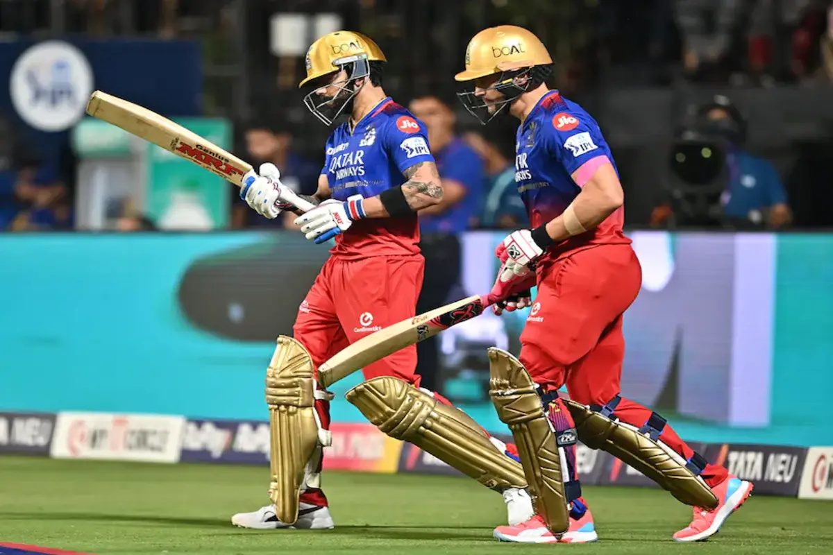 RCB players in action during IPL 2024