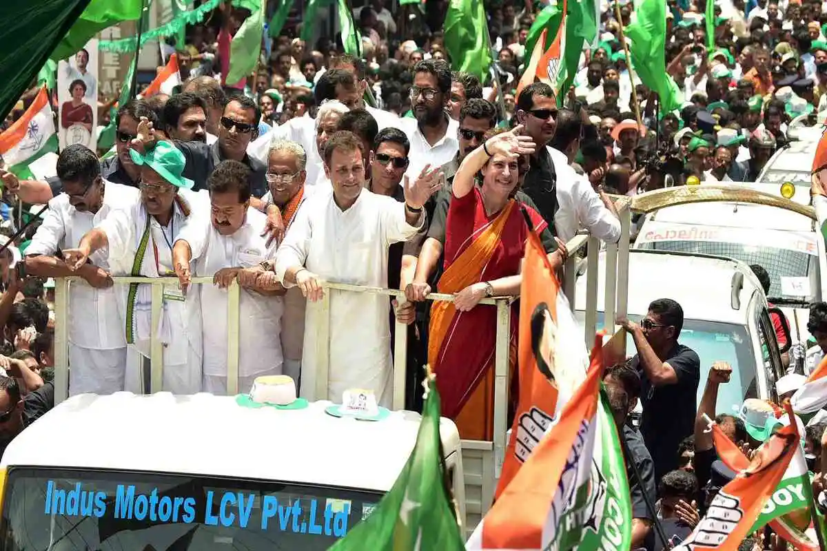 Massive Roadshow Precedes Rahul Gandhi’s Nomination Filing for Wayanad Lok Sabha Polls