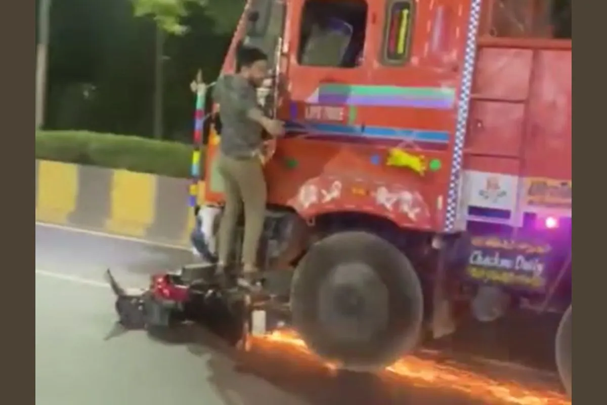 Truck Driver Arrested In Hyderabad Hit-and-Run Case After Viral Video Circulates