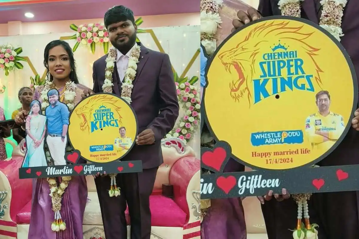 IPL Fever Is Something Real! This Tamil Nadu Couple Has Amused The Internet With CSK Theme Wedding Invite