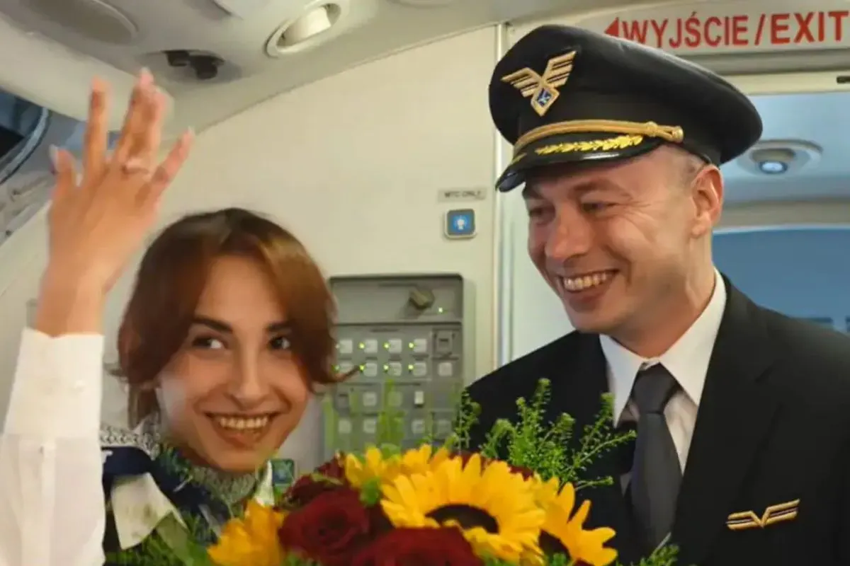 Love Takes Flight: Pilot’s In-Flight Proposal To Flight Attendant Goes Viral