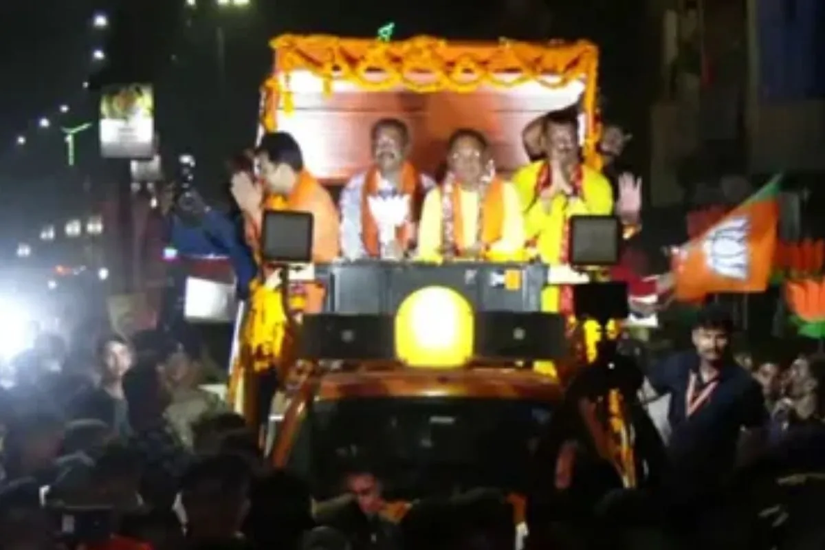 Chhattisgarh CM and Union Minister Lead Vibrant Roadshow in Odisha Ahead of Elections