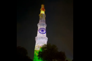 Qutub Minar Shines Bright: ‘Chunav Ka Parv’ Celebration Marks Phase 2 of General Elections 2024