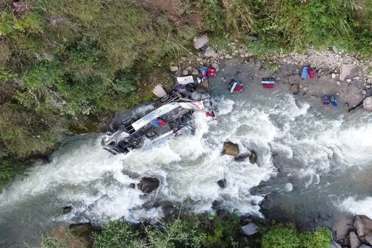 Bus Falls Into Ravine In Peru, Leaving At Least 25 Dead