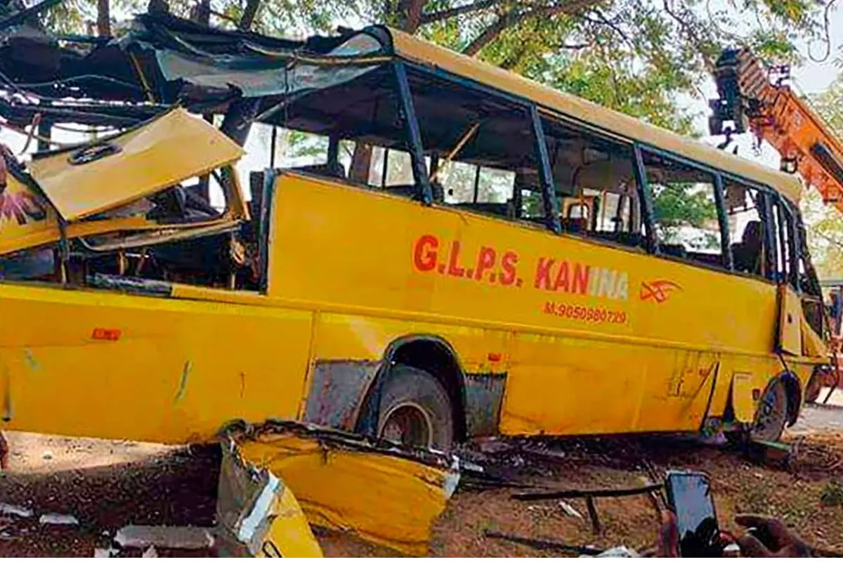 Mahendragarh: Drunk Driver Overturns School Bus, 5 Students Killed, 15 Injured