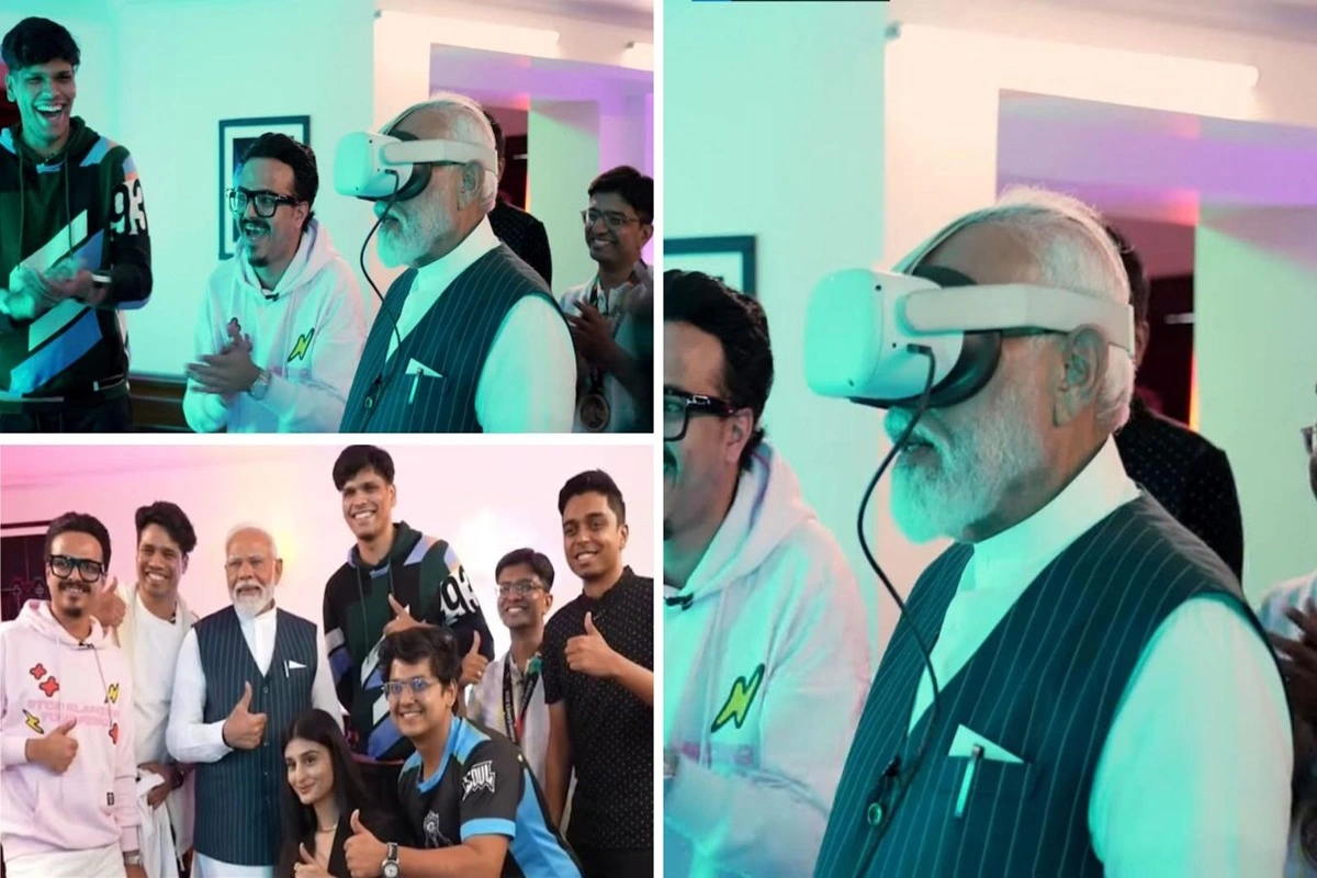 PM Modi Dives into Gaming World, Tries VR in ‘NaMo OP’ Interaction with Top Gamers