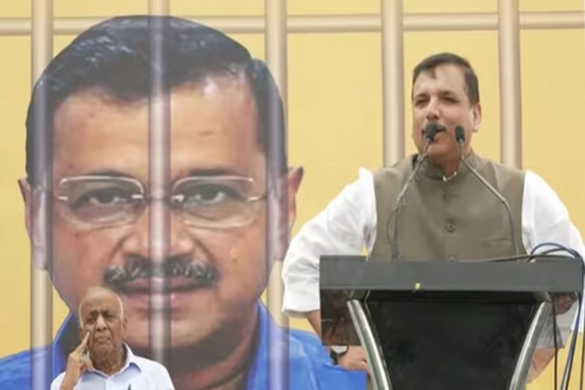 Sanjay Singh Mocks BJP’s ‘Modi ki Guarantee’ Slogan as AAP Holds Daylong Fast