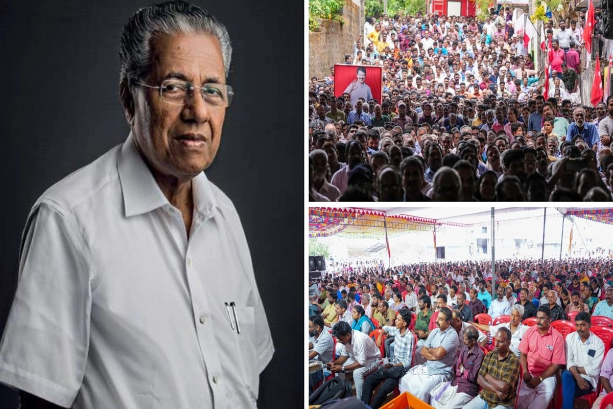 Kerala CM Pinarayi Vijayan Questions Congress’ Absent Flags in Rahul Gandhi’s Wayanad Roadshow