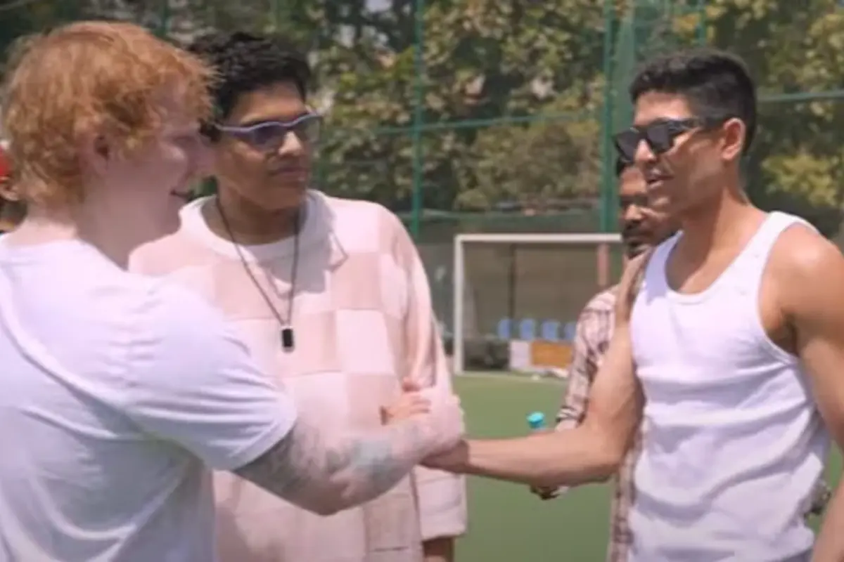 Ed Sheeran Enjoys Mumbai Outing with Tanmay Bhat and Shubman Gill, Anticipation to Meet Shah Rukh Khan