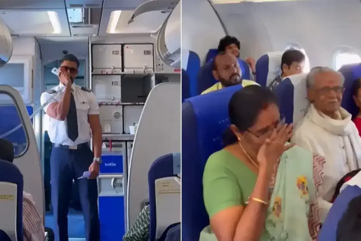 IndiGo Pilot’s Heartwarming Announcement Leaves Passengers Emotional as He Flies His Family