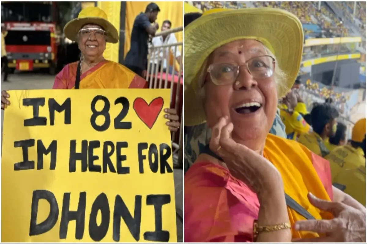 82-Year-Old Fan’s Heartwarming Tribute to MS Dhoni Goes Viral