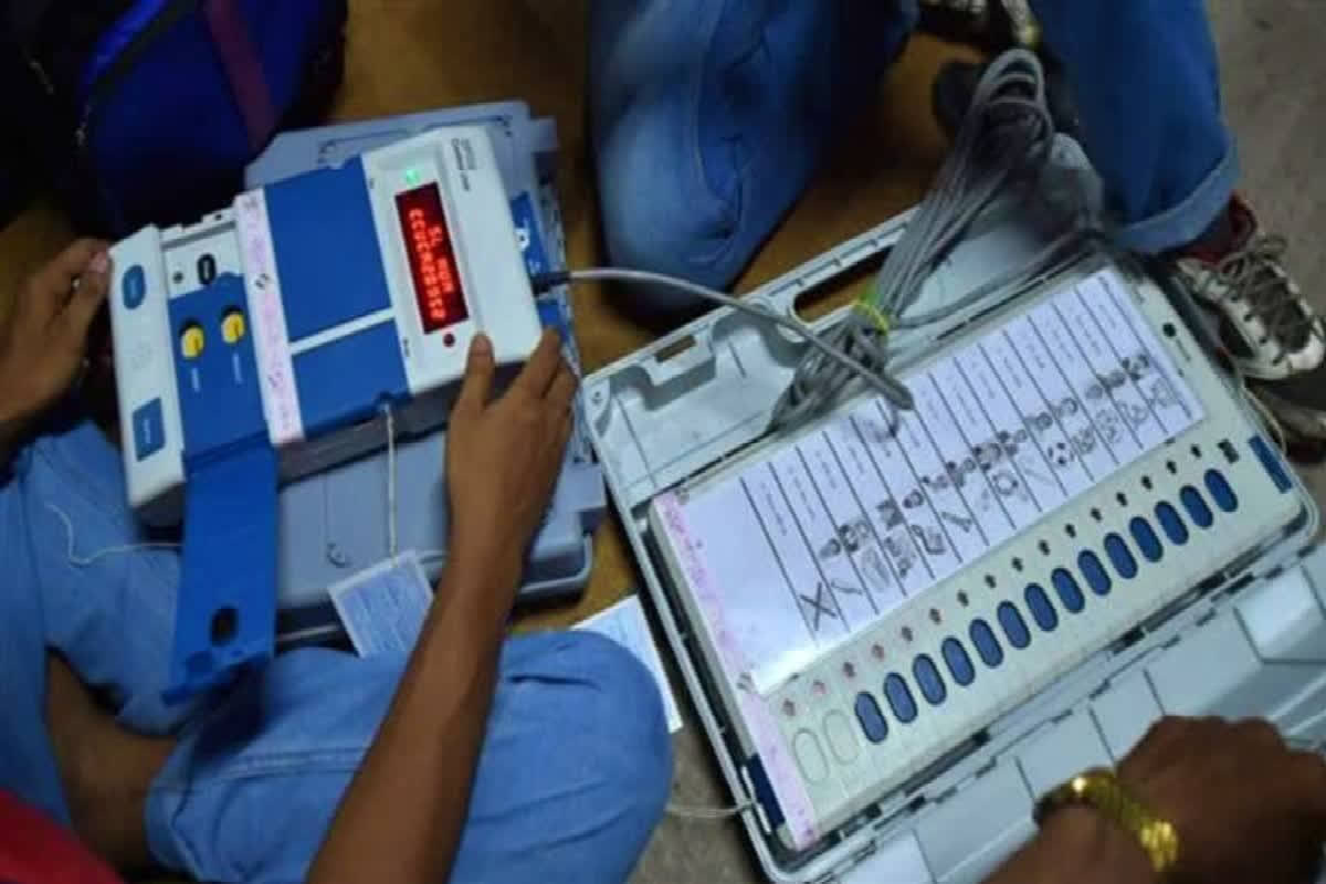 4 EVMs Damaged By Unidentified People At Different Booths In Manipur