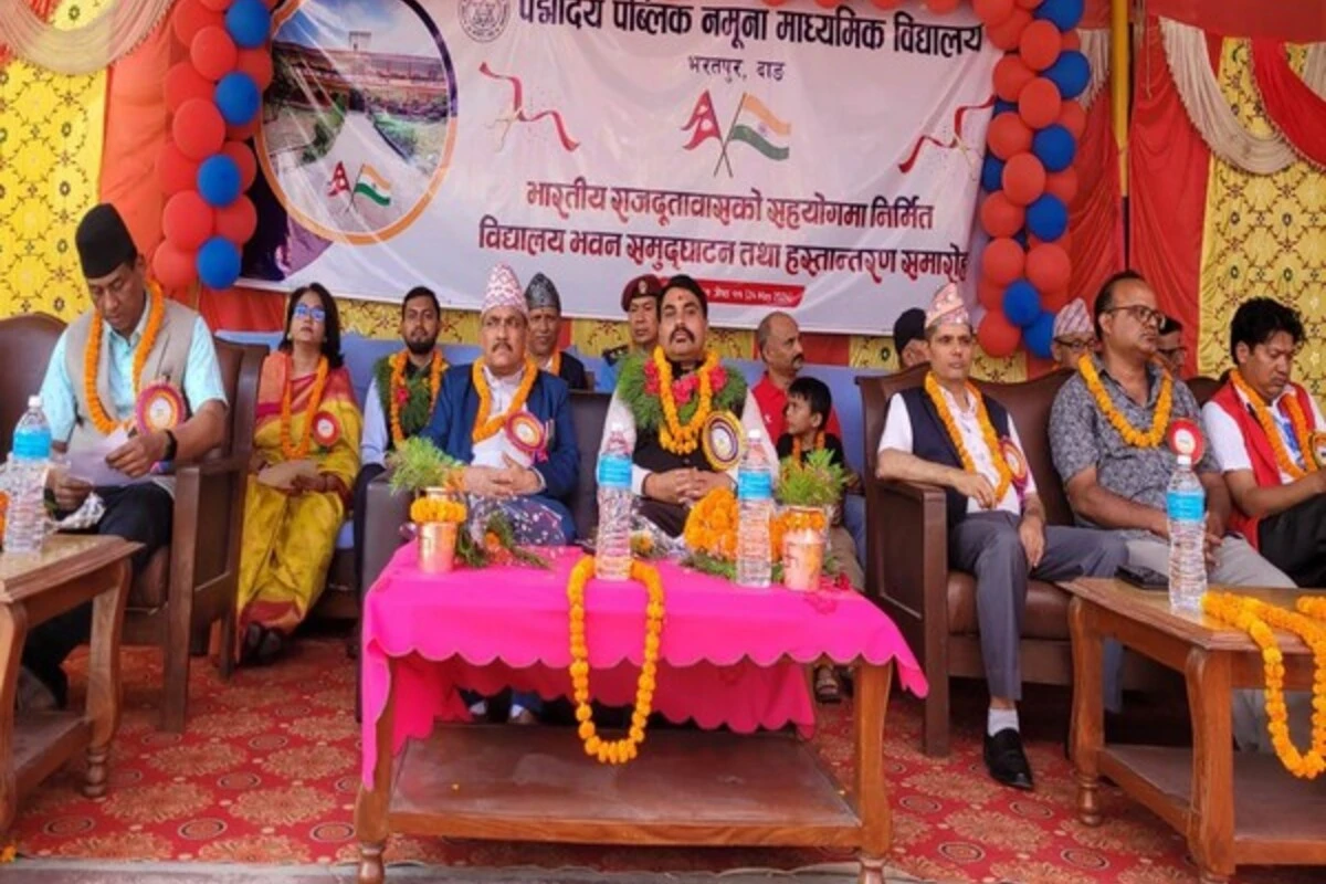 2  Schools Built With Financial Assistance Of India Inaugurated In Nepal’s Dang
