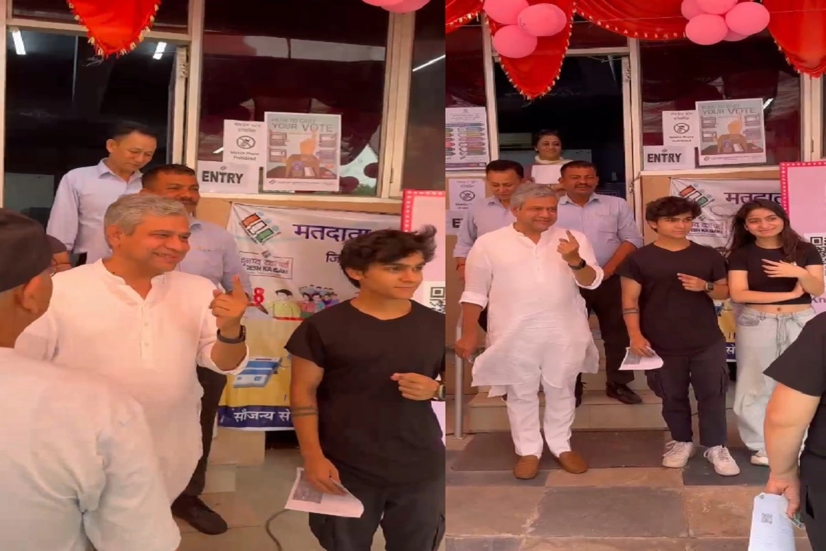 Railway Minister Ashwani Vaishnav Votes in Haryana, Joins Queue Like Ordinary Citizen