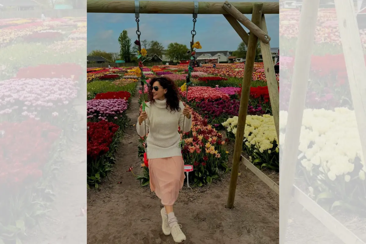 Taapsee Pannu Shares Stunning Pictures From Flower Garden Outing