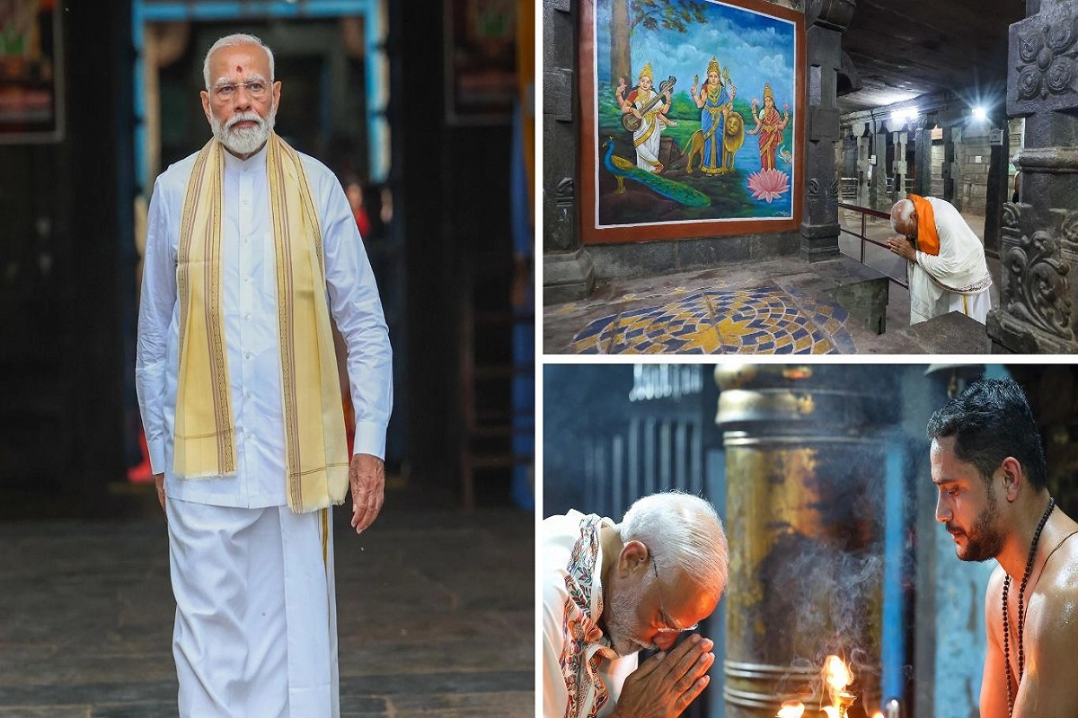 PM Modi Begins 45-Hour Meditation at Kanniyakumari’s Vivekananda Memorial