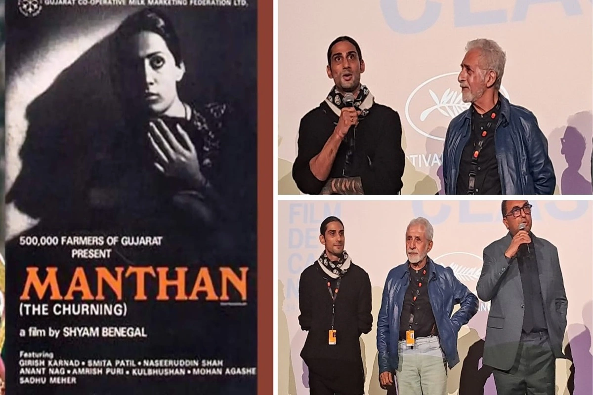 Shyam Benegal’s ‘Manthan’ Receives Special Screening at Cannes Classic; Naseeruddin Shah Pays Tribute to Team