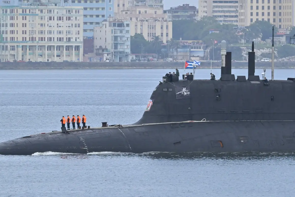 Russian Nuclear-Powered Submarine Docks In Cuba
