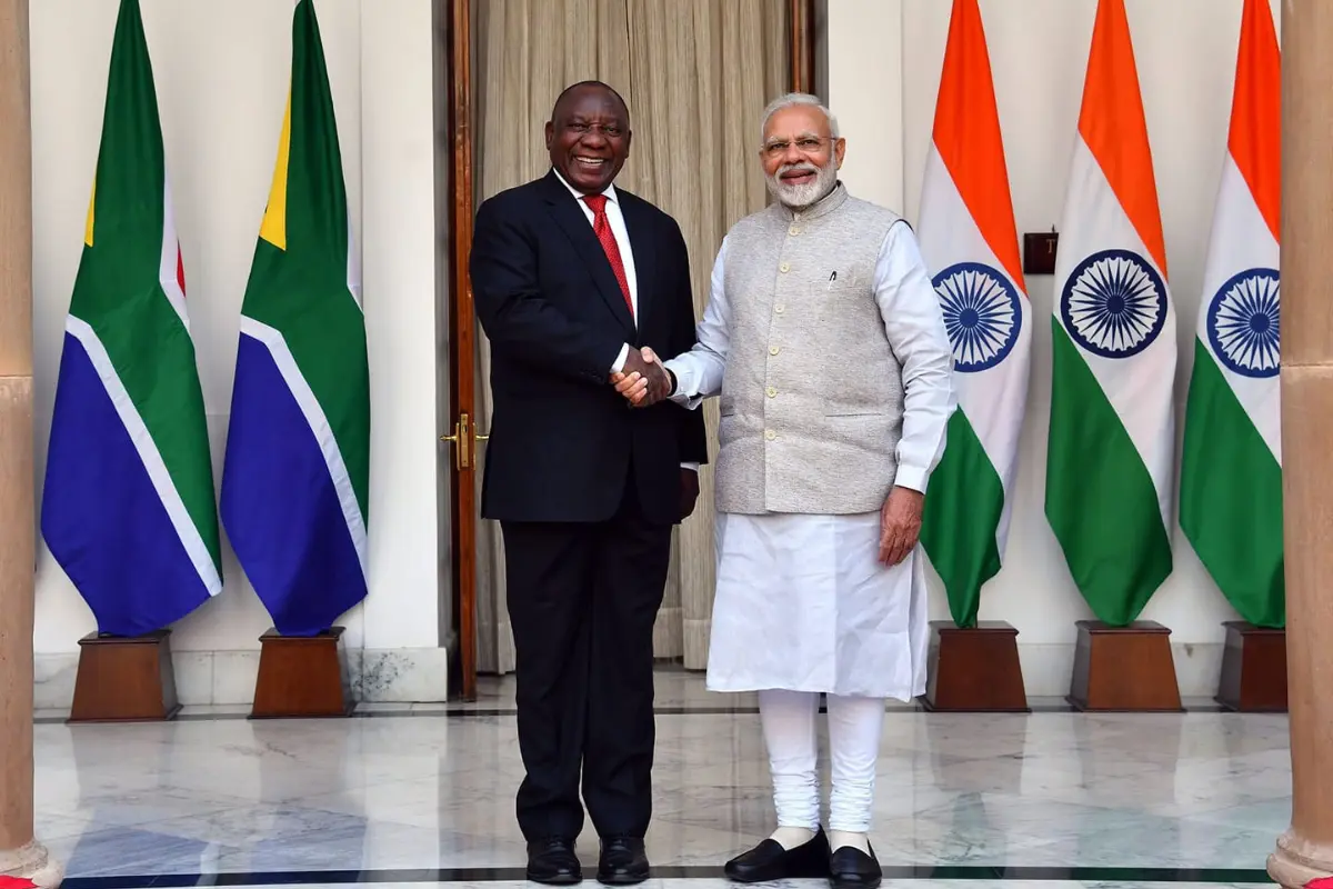 Prime Minister Narendra Modi Congratulates Cyril Ramaphosa On Re-election As South African President