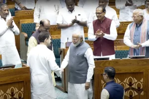 Rahul Gandhi & PM Modi Extend Handshake As Om Birla Assumes Speaker Role