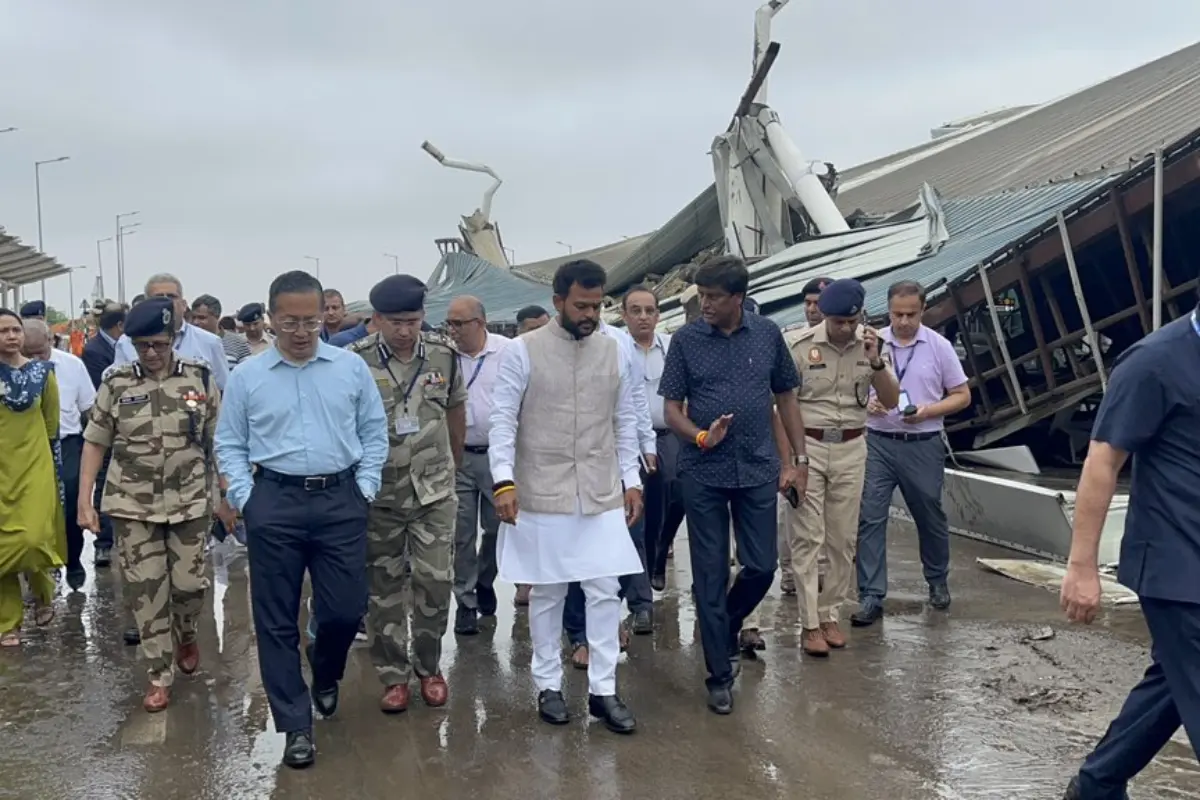 Union Civil Aviation Minister Ram Mohan Naidu Kinjarapu Clarifies Canopy At Delhi’s IGI Airport Built In 2009, Not Inaugurated By PM Modi