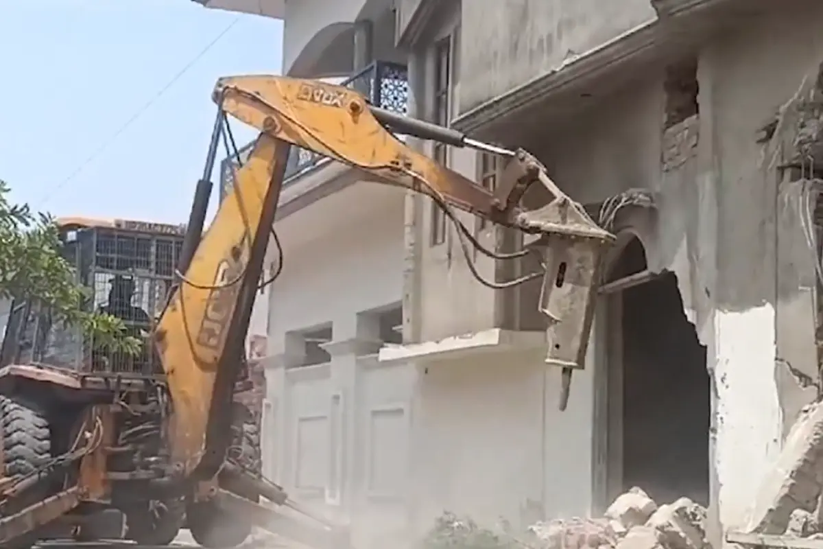 Prayagraj Development Authority Demolishes Property Linked To Atiq Ahmed’s Family