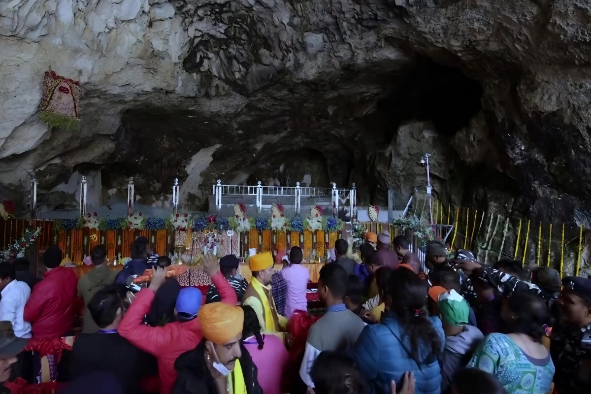 Over 1,100 Devotees Embark On Amarnath Yatra On First Day