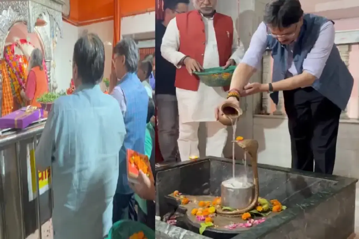 BJP MLA Dr. Rajeshwar Singh Offered Prayers At Hanuman Temple In Aliganj