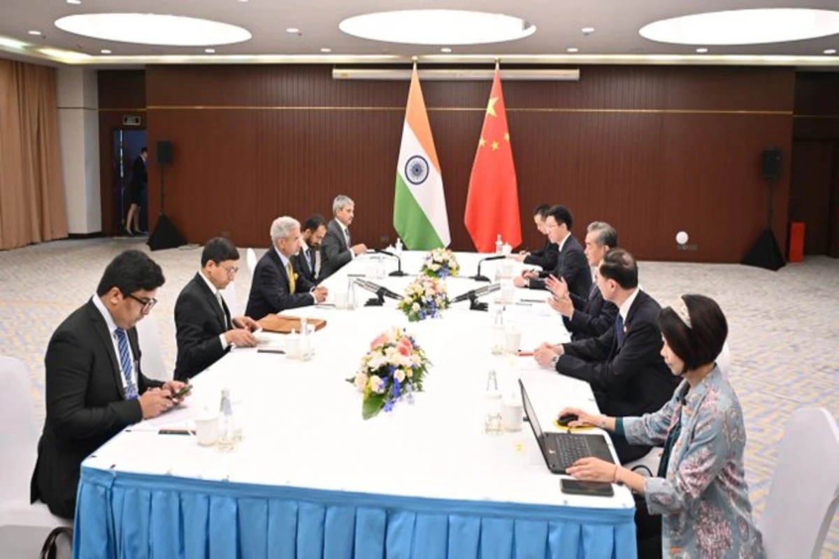 EAM Jaishankar Meets Chinese Counterpart Wang Yi At SCO Summit