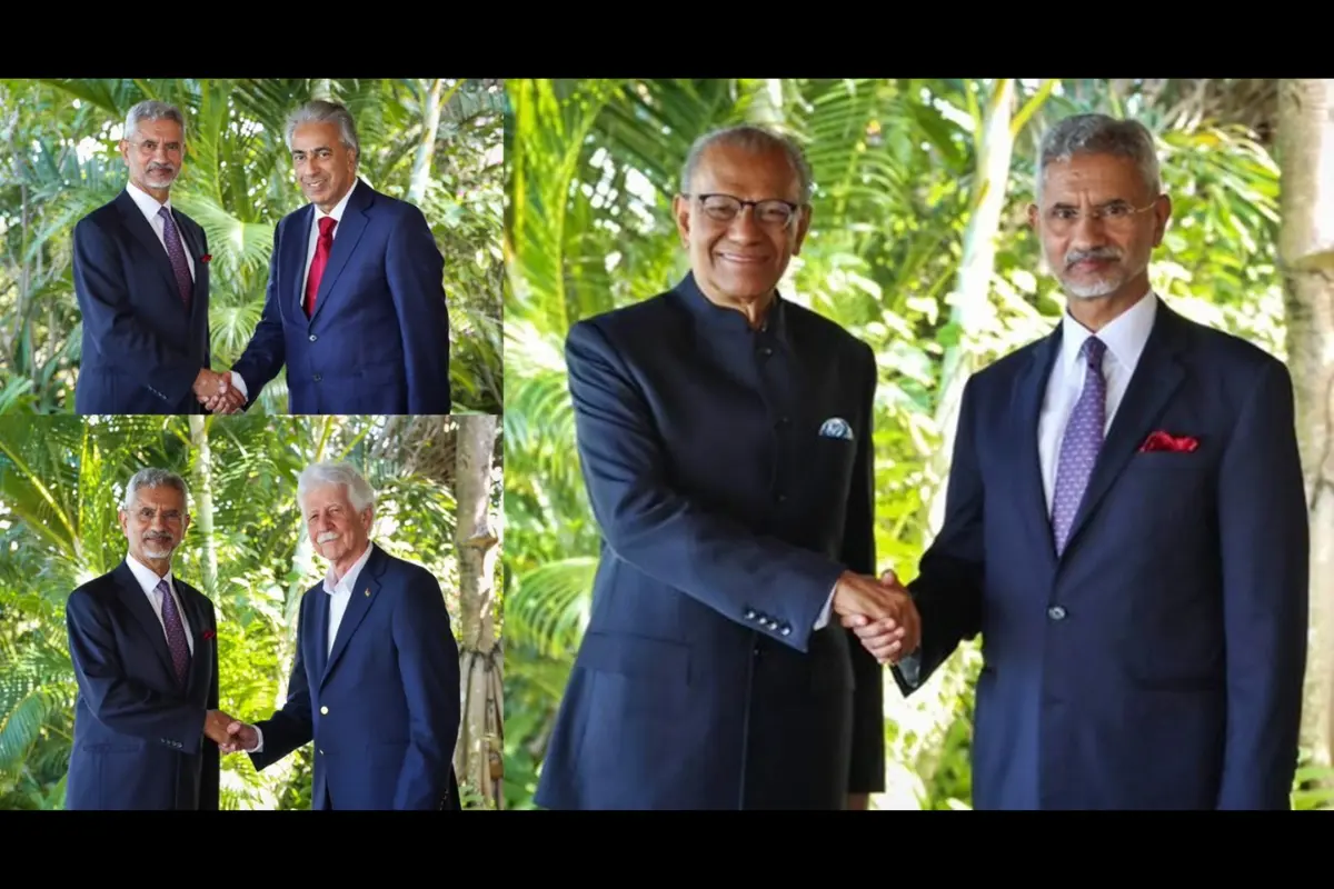 EAM S. Jaishankar Engages With Political Leaders On Final Day Of Mauritius Visit