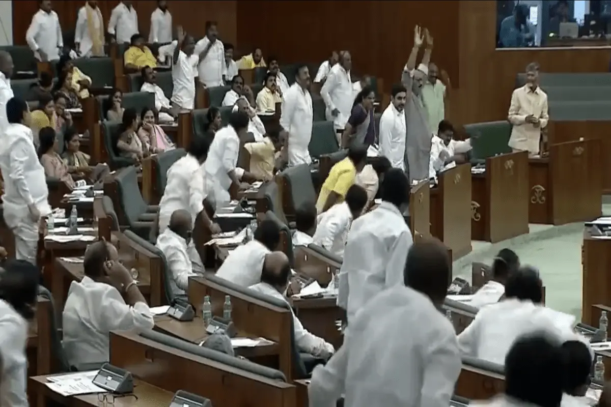 80% Of Andhra MLAs Stand Up In Assembly In Response To CM Naidu’s Query On Previous Cases