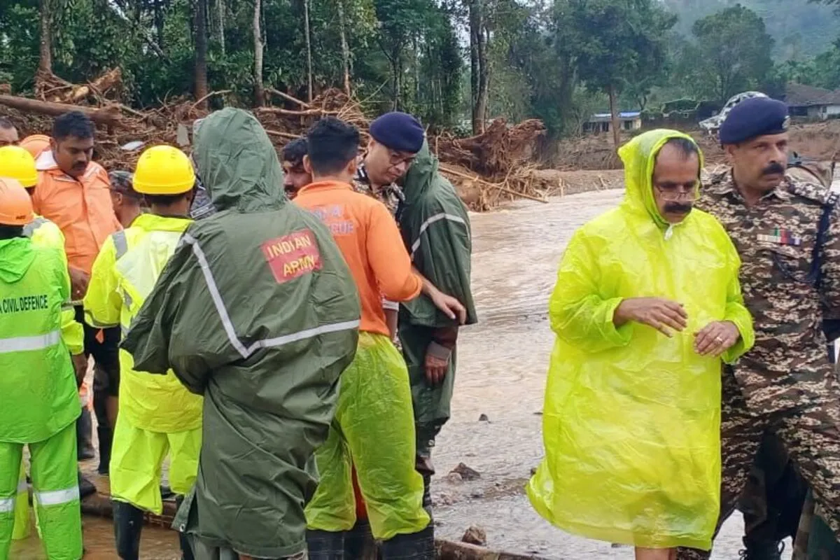 Central Government In Wayanad, Minister George Kurien Visits Relief Camps And Other Locations