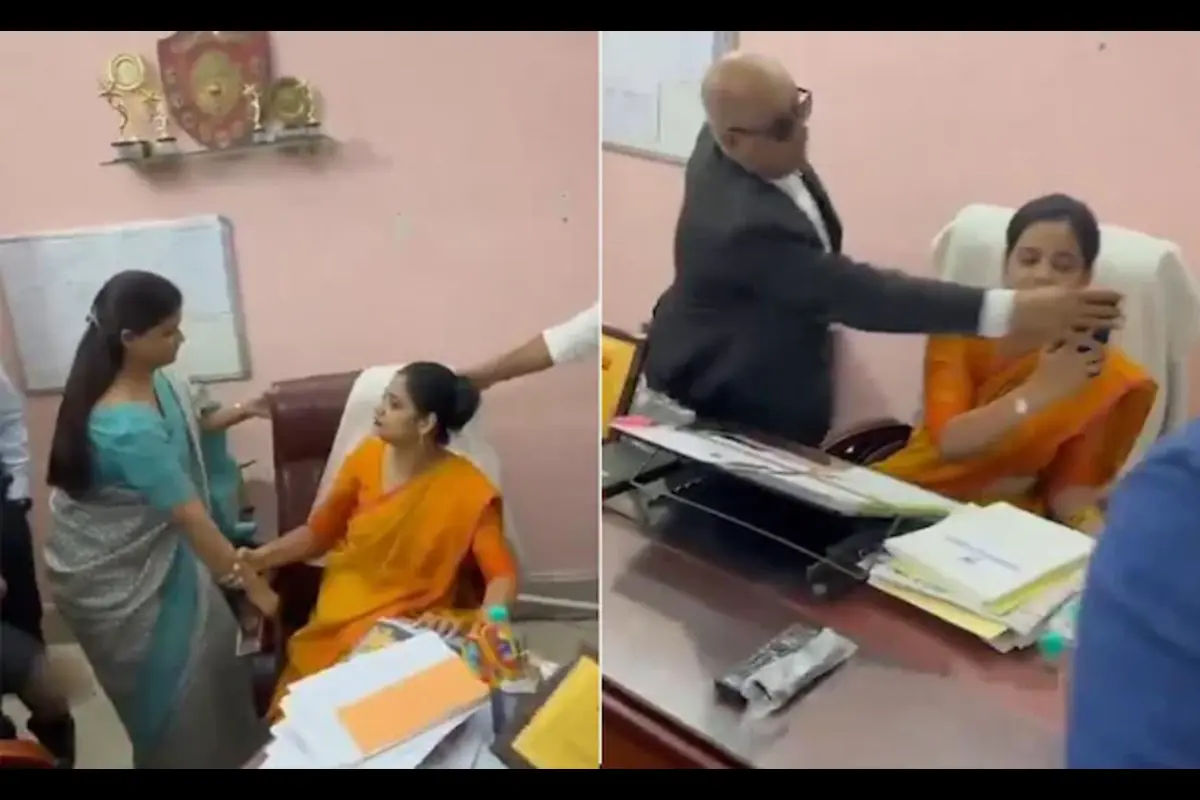 Controversial Video: UP Principal Forcibly Removed From Office, Replacement Watches On