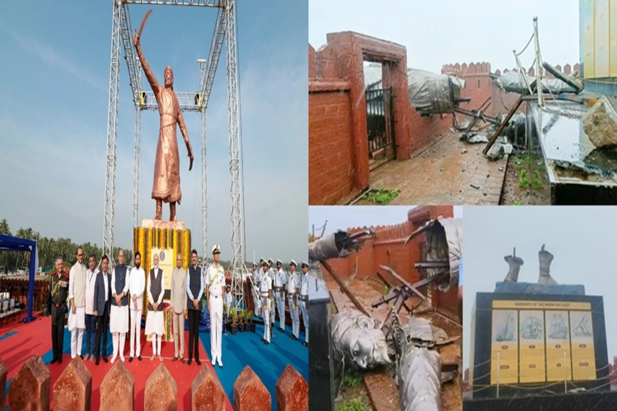 Chhatrapati Shivaji Maharaj Statue Collapses