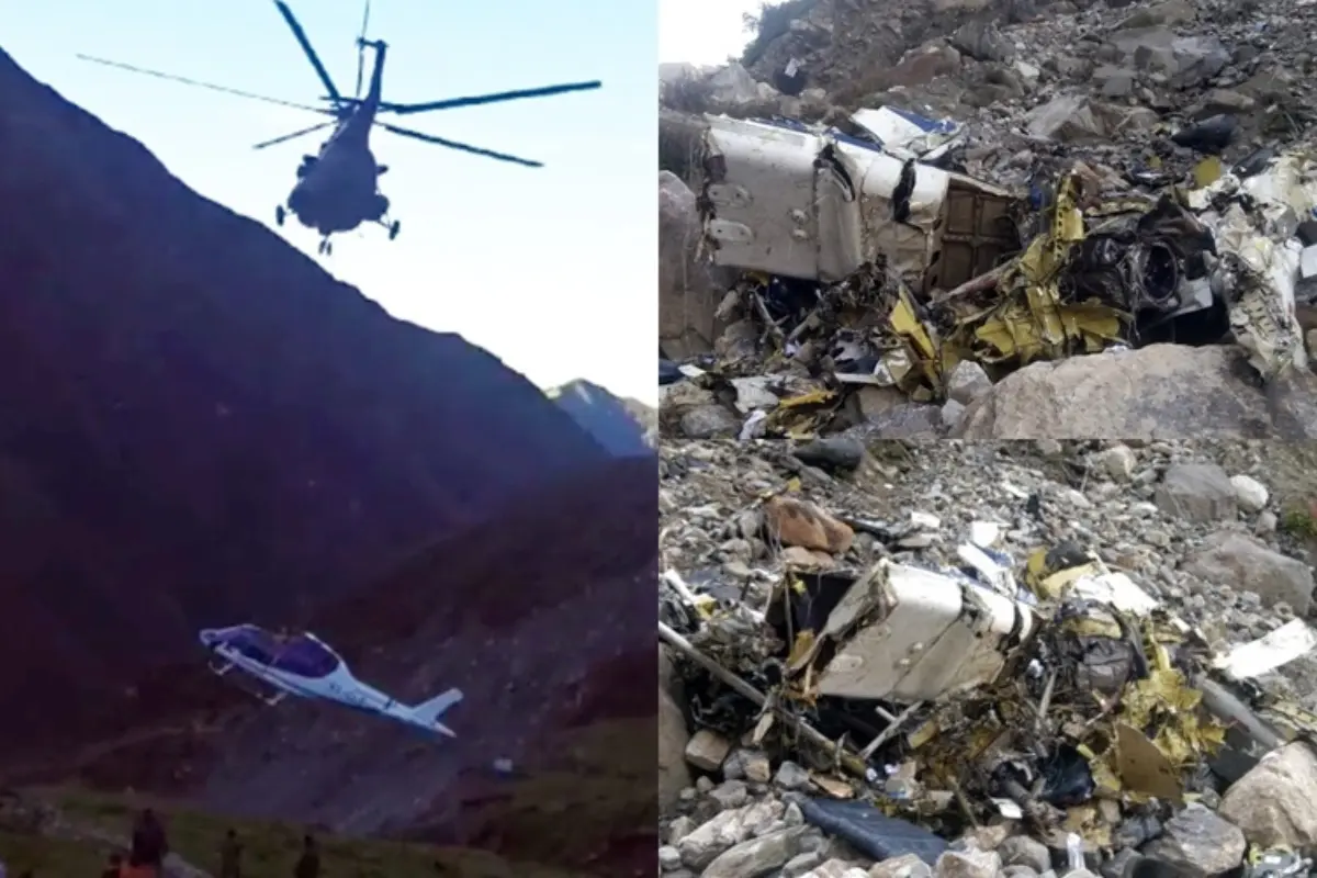 Indian Air Force MI-17 Helicopter Crashes In Uttarakhand While Transporting Chopper