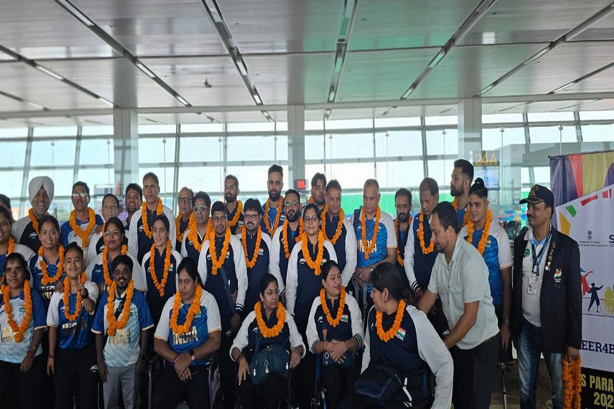 Biggest Indian Contingent Comprising 84 Members Departs For Paris Paralympics 2024