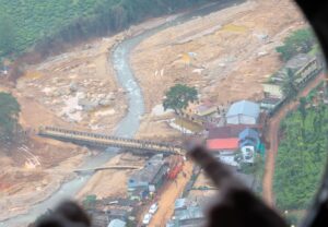 Prime Minister Modi Conducts Aerial Survey Of Landslide Impact In Wayanad
