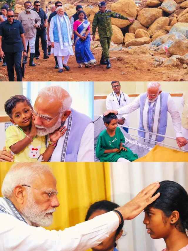 PM Modi In Kerala: Visits Landslide-Hit Wayanad; Expresses Concern Over Impact On Local Children