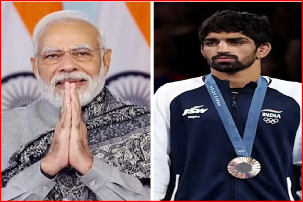 PM Modi Extends Personal Congratulations To Aman Sehrawat