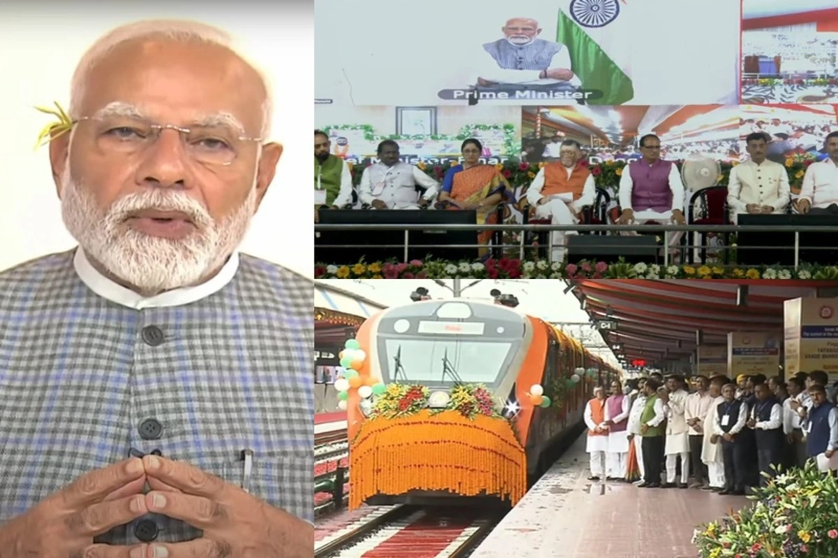 Prime Minister Modi Virtually Launches Six Vande Bharat Trains Amid Jharkhand’s Karam Festival