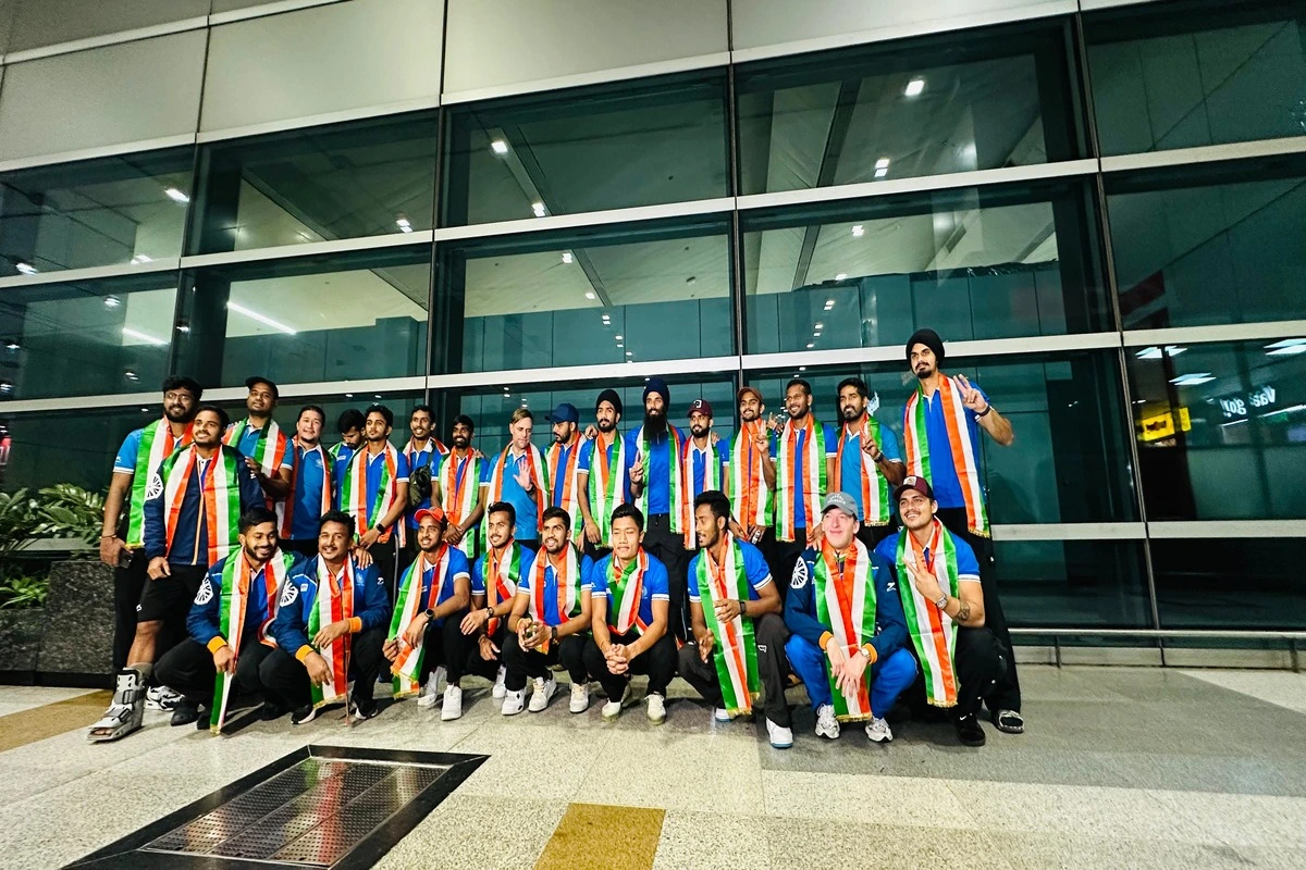 Indian Men’s Hockey Team Receives Hero’s Welcome After Asian Champions Trophy Victory