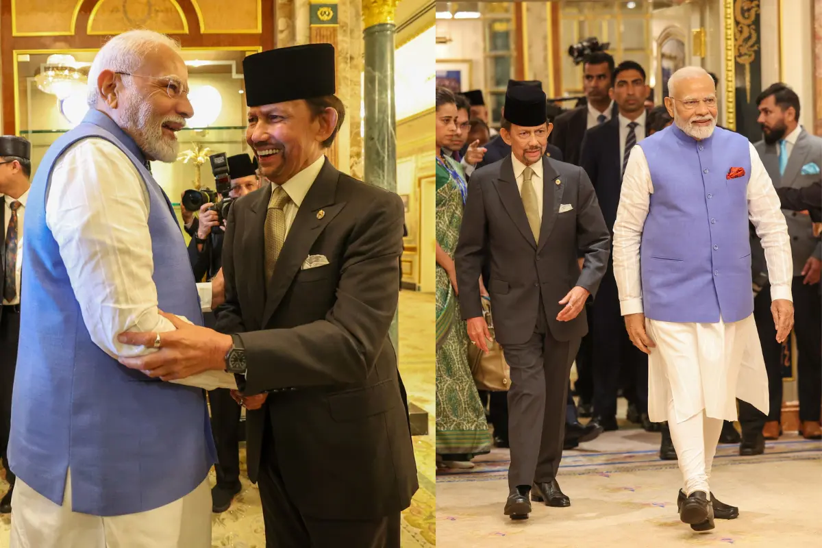 Prime Minister Modi Meets Brunei Sultan