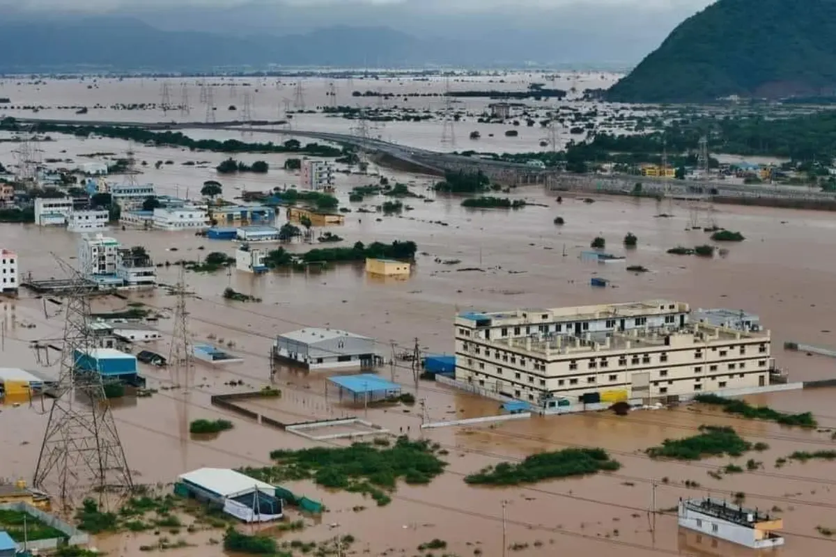 Heavy Rain & Flooding Lead To Massive Train Disruptions In Andhra Pradesh, Telangana