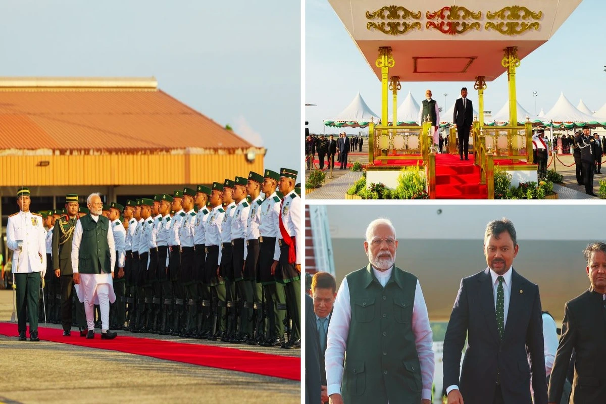 Watch- PM Narendra Modi Receives Grand Welcome From Sultan Of Brunei Hassanal Bolkiah’s Government