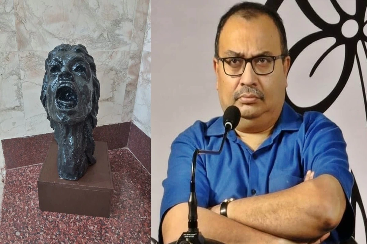 Protest Against Rape And Murder Of Junior Doctor: Controversial Statue Unveiled At RG Kar Medical College